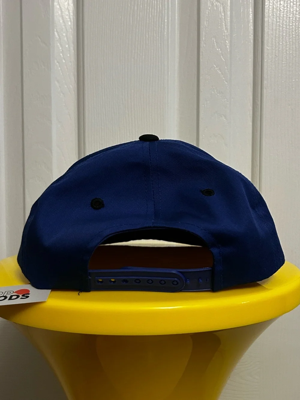 Las Vegas Motors Snapback Hat in Navy Blue with Black Brim